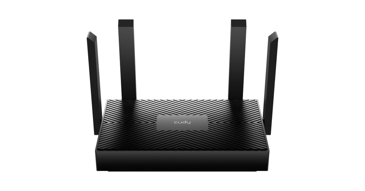 CudyAX1500 Gigabit Wi-Fi 6 Router  (Zwart, Cudy app)