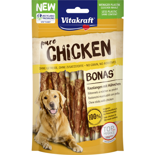 Vitakraft Pure Chicken Bonas Kaustangen Huhn 80G