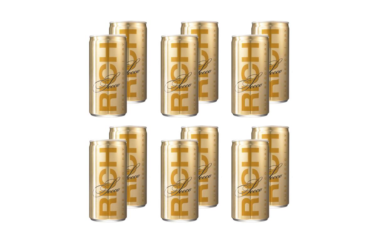 Rich Secco 12 x 0.2 lVeganer Perlwein aus Italien