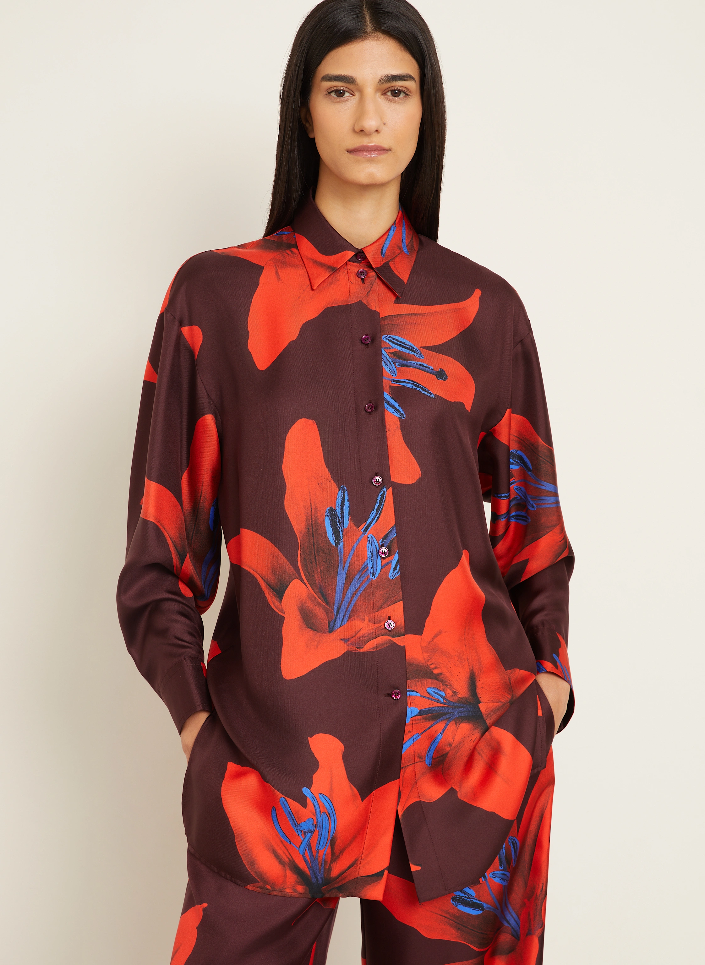 Alexander McQUEEN Hemdbluse aus Seide