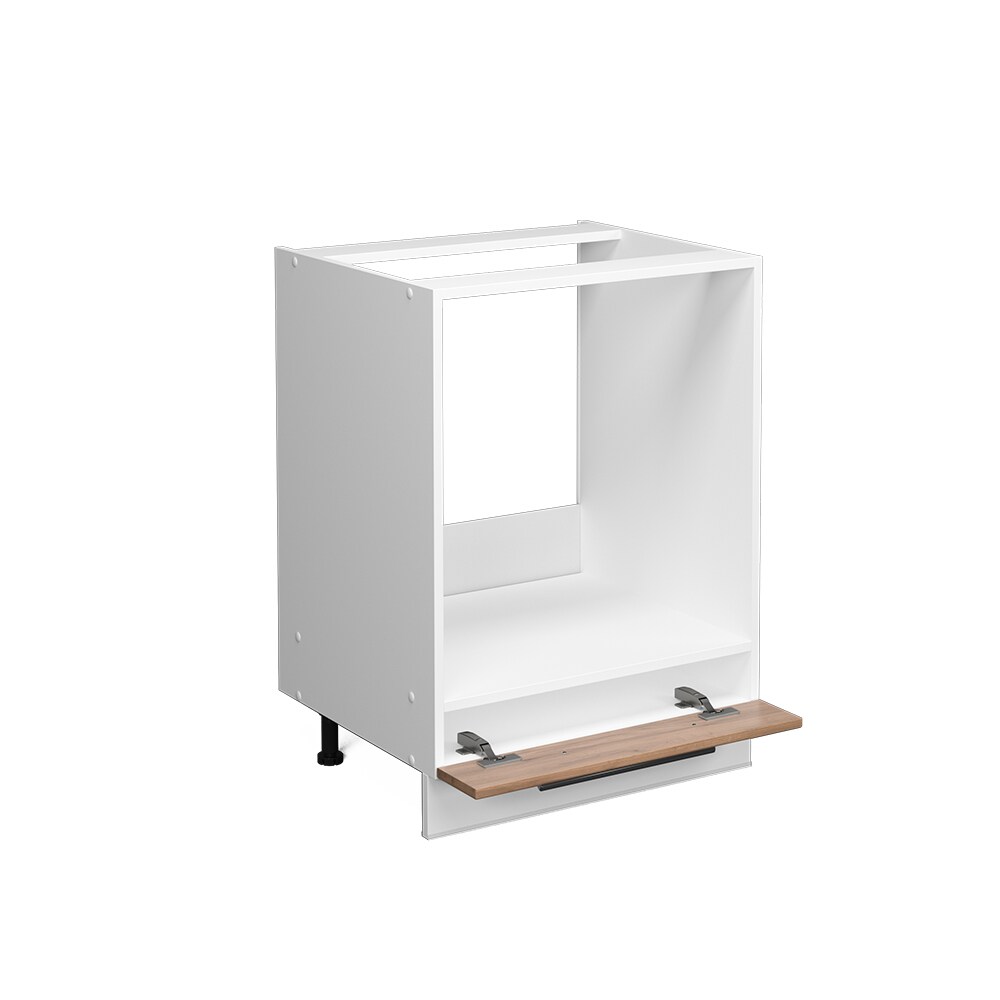 Vicco Herdumbauschrank Küchenschrank Küchenmöbel Fame-Line Weiß Eiche modern 60 cm Küche Einbauküche Blende Herdschrank Küchenzeile