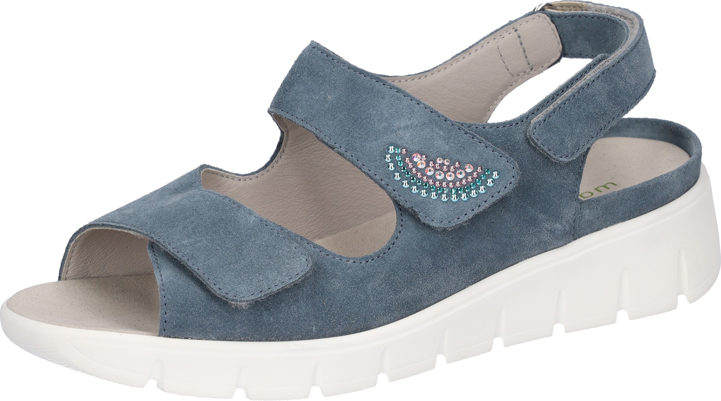 Waldläufer Keilsandalette »K-Adea«  , Sommerschuh, Sandale, Keilabsatz, mit Klettverschlüssen, K-Weite
