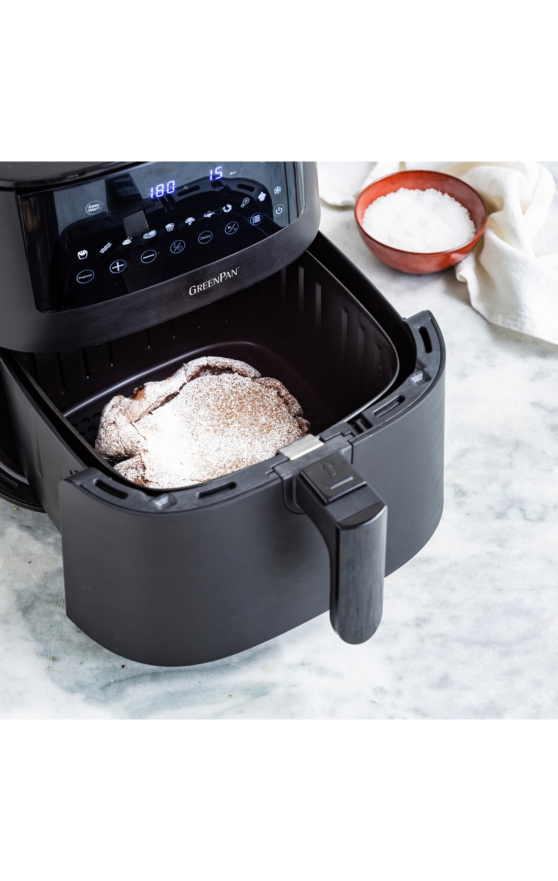 GreenPan  Bistro XL Airfryer med 1 kurv, sort - 7,2 L