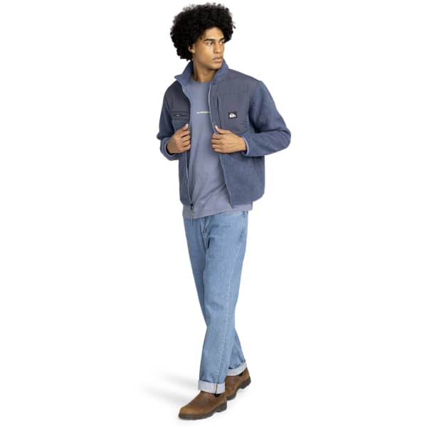 Veste polaire QUIKSILVER SHALLOW WATER FZ VINTAGE INDIGO