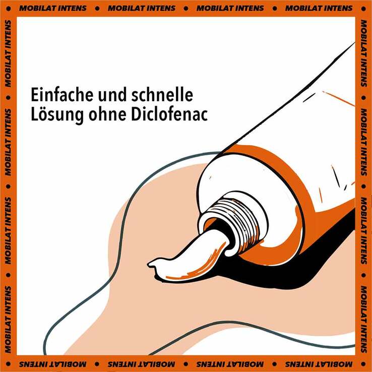 Mobilat Intens Muskel- und Gelenksalbe 3% Creme, 100 g