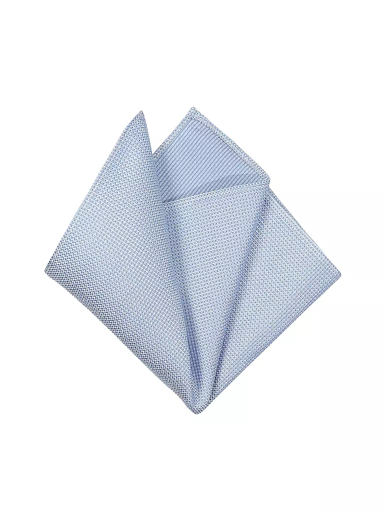 SEIDENFALTER Geschenkset - Fliege und Stecktuch  hellblau