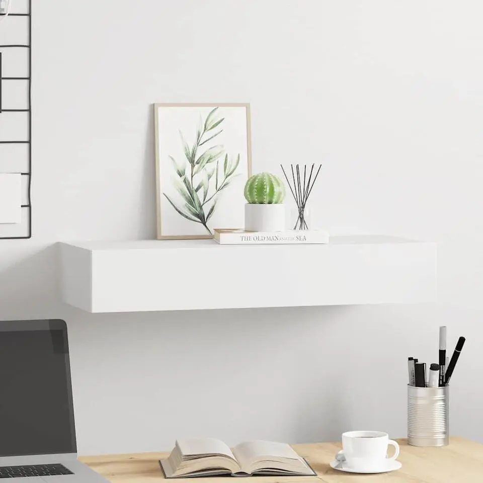 vidaXL - Ladeschap - Wit - MDF