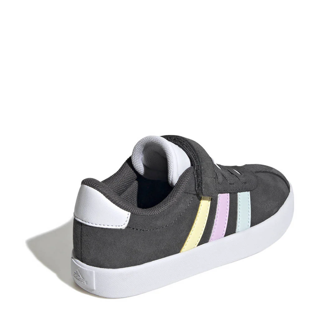 adidas VL Court 3.0 sneakers zwart/wit/geel/roze/turquoise
