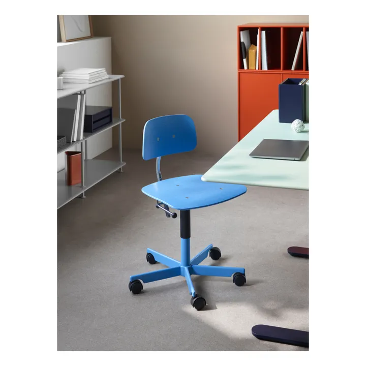 Montana Furniture Chaise de bureau Kevi | Bleu azur