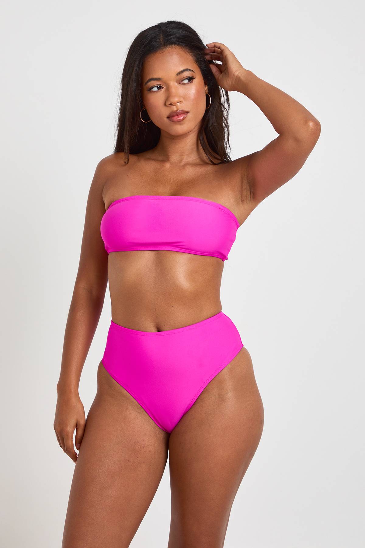 boohoo Haut De Bikini Bandeau À Bretelles Amovibles Essentials