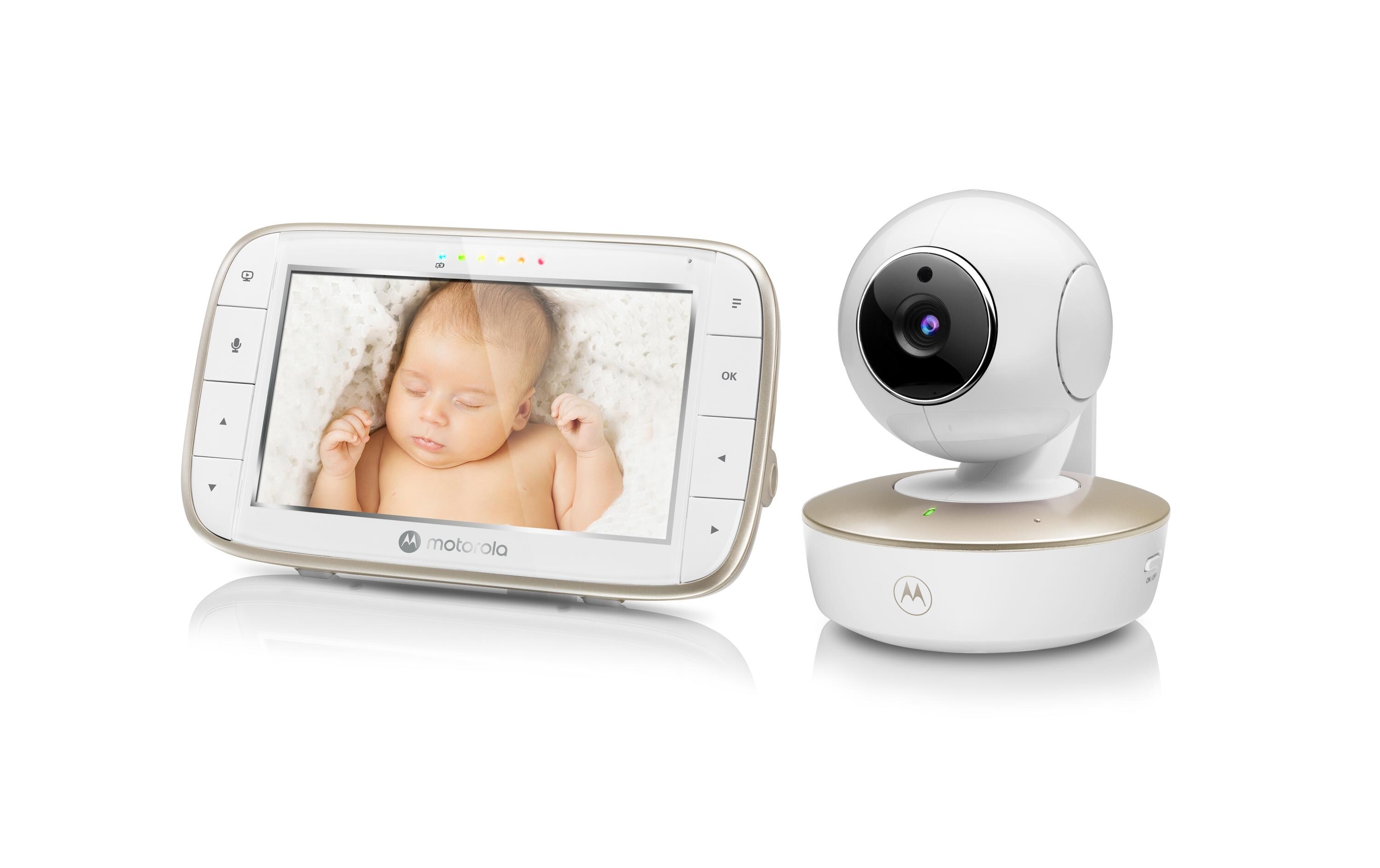 Babyphone Video VM855 Connect<br>WLAN-Babyphone mit 5.0 Zoll Display und tragbare Kamera