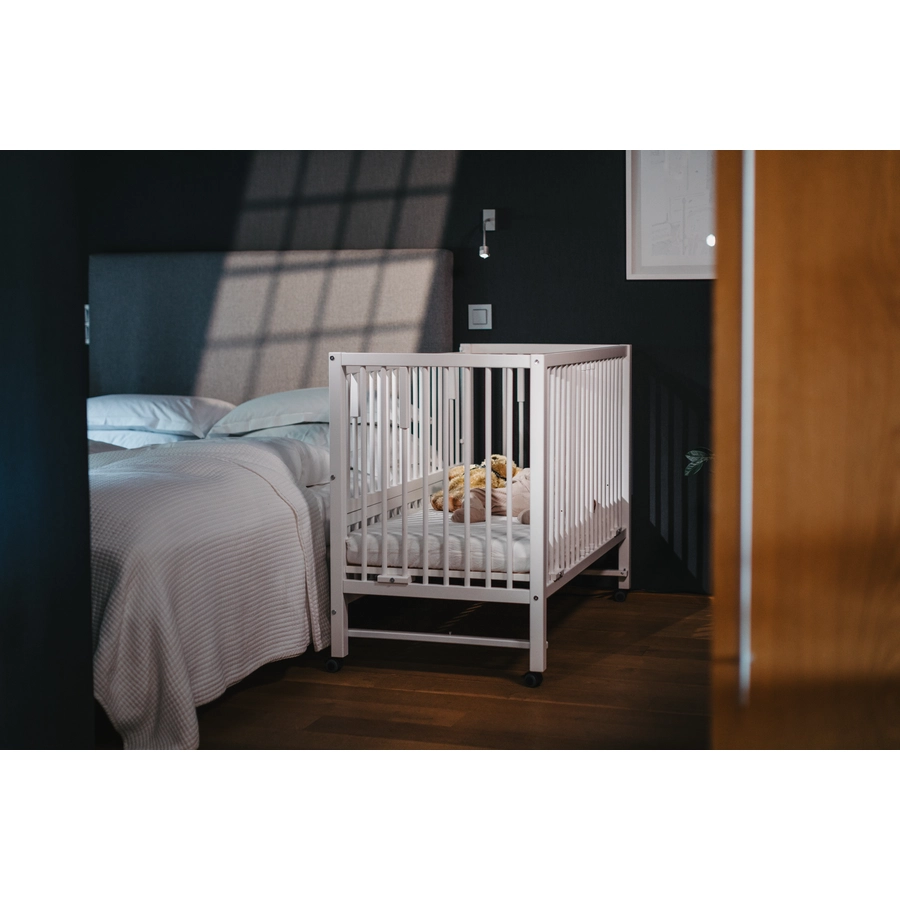 tiSsi® XXL Beistell- und Kinderbett Hajo 60 x 120 cm weiß