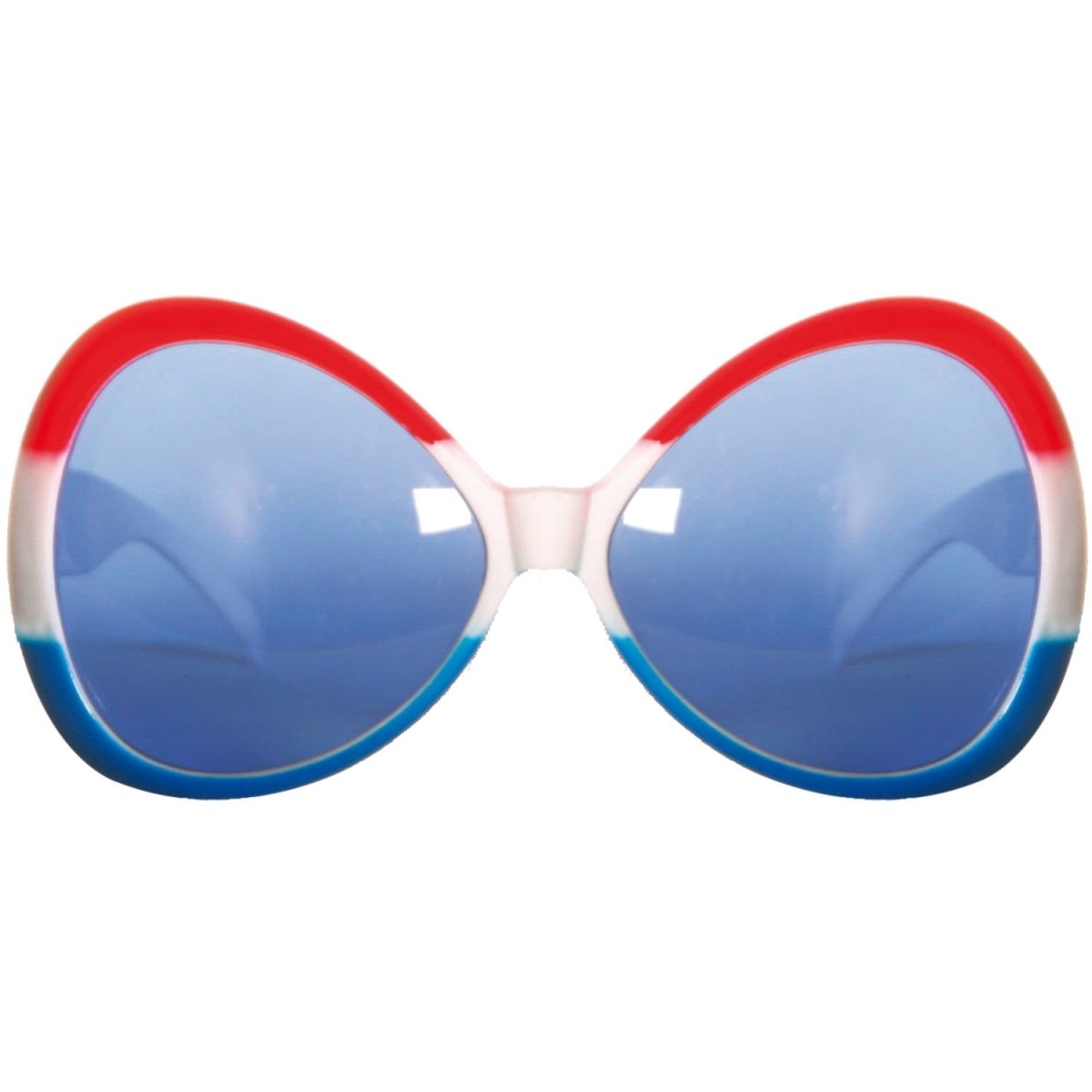Rood Wit Blauw Bril XL