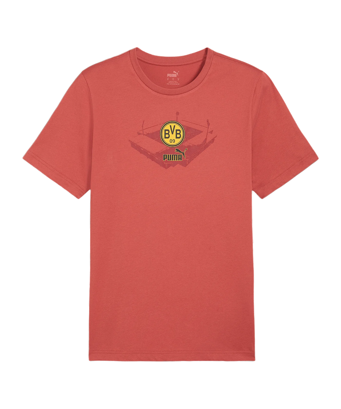 PUMA BVB Dortmund Ftbl ICONS T-Shirt Rot F04