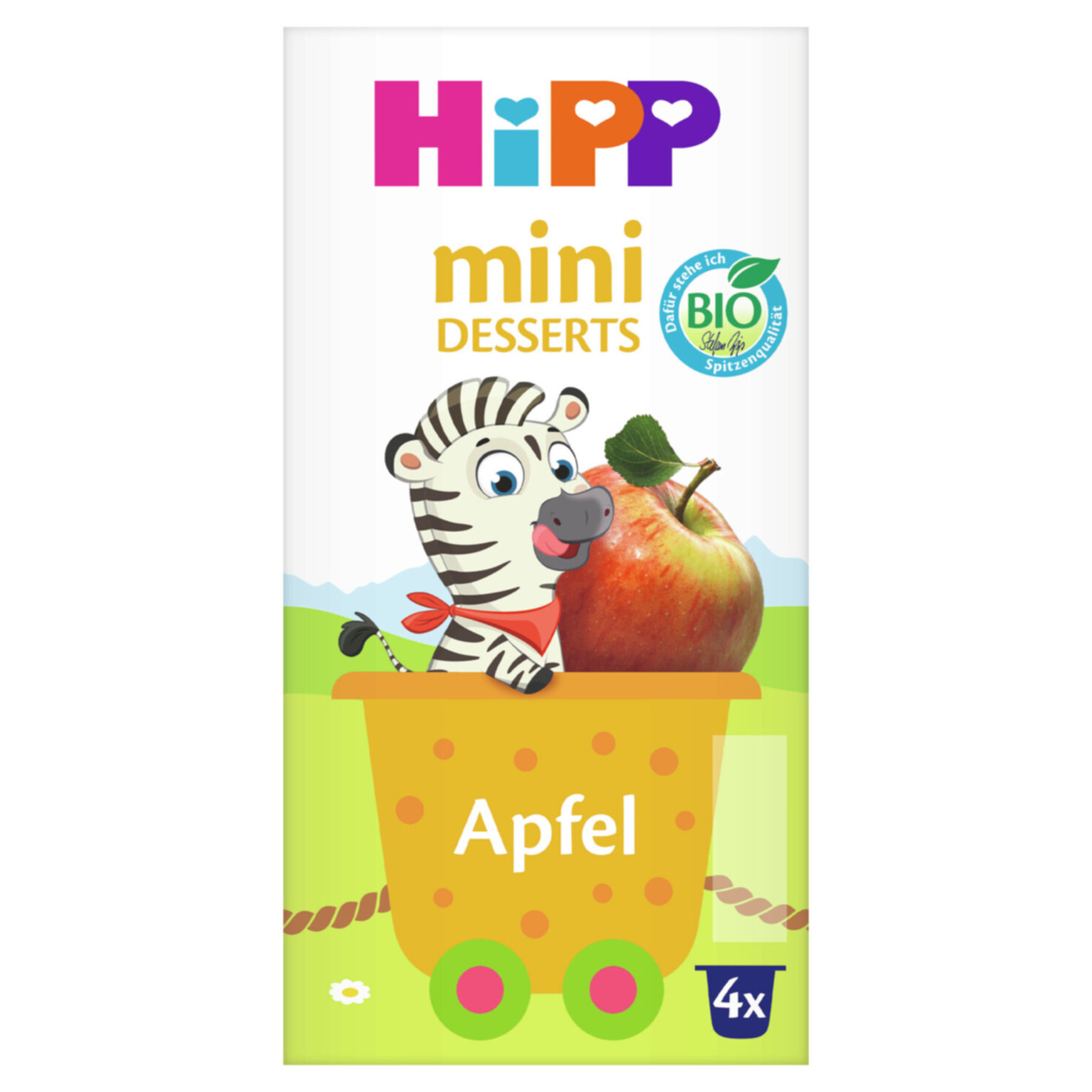Hipp Mini Desserts Apfel 5+ Monate 4x100g