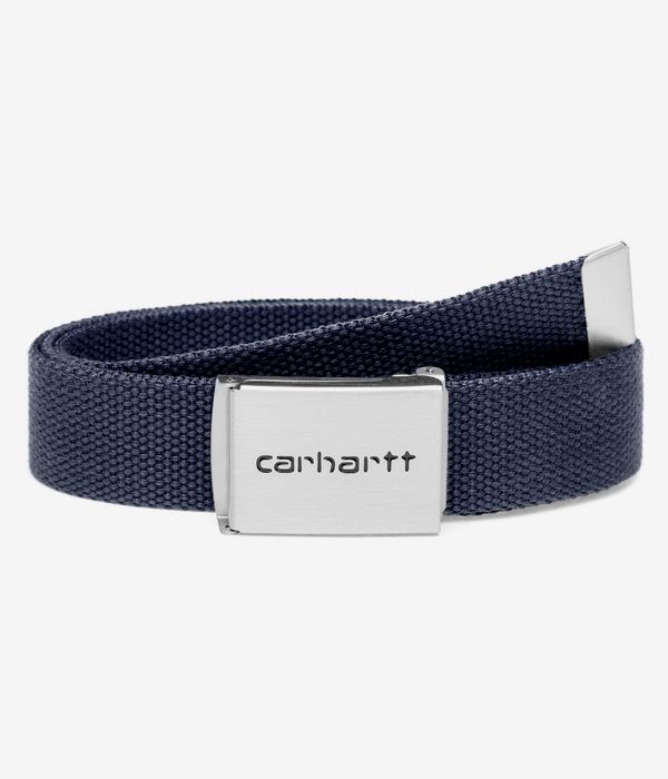 Carhartt WIP Clip Chrome Gürtel (air force blue)