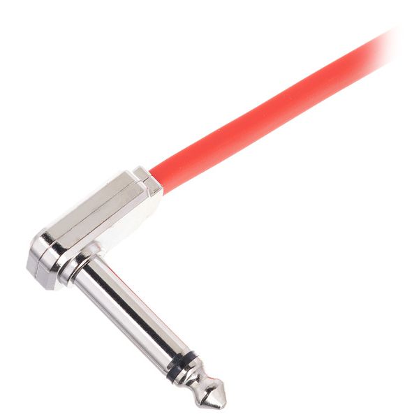 Ernie Ball Red Flex Ribbon Patch Cable 3