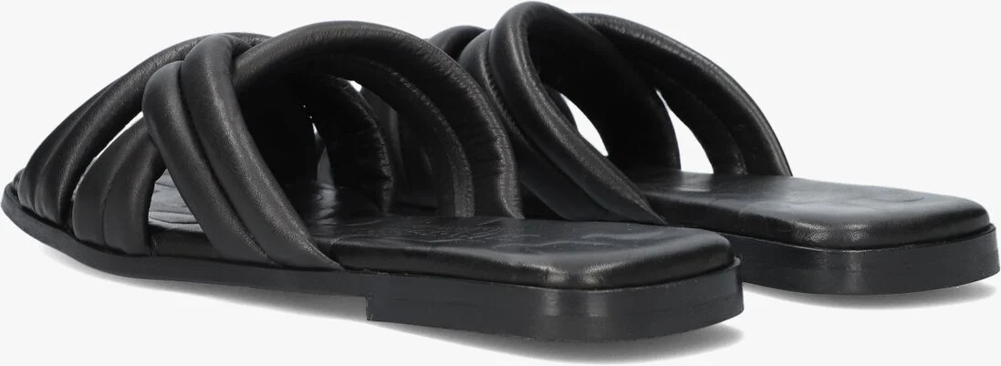 SHABBIES zwarte shabbies slippers 170020249