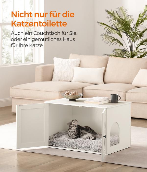 Feandrea Katzenklo-Schrank mit Türen, ca.
