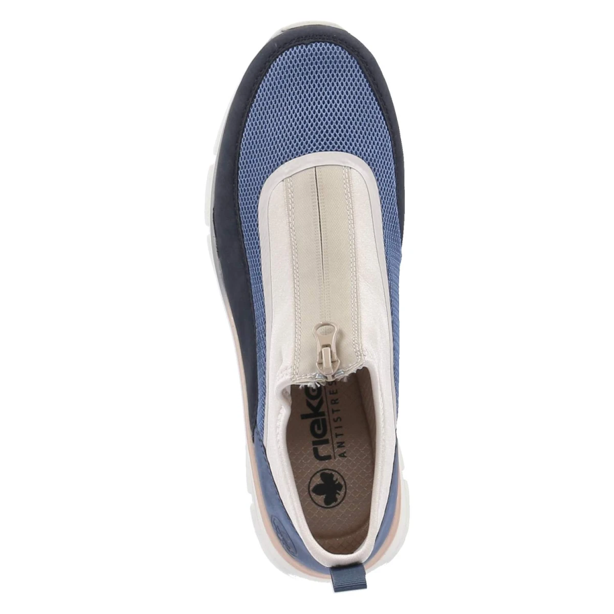RiekerLow Sneaker - blau Kombi
