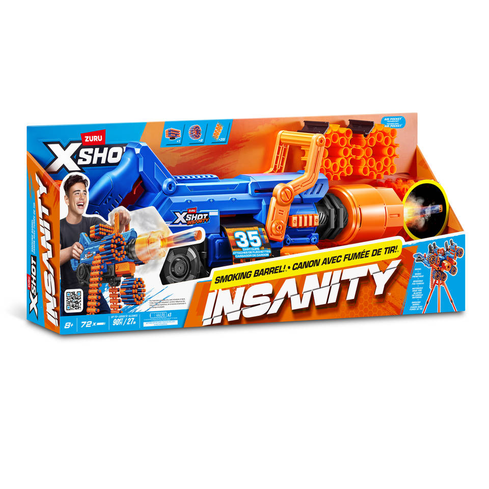XSHOT Insanity Smoking Barrel blaster