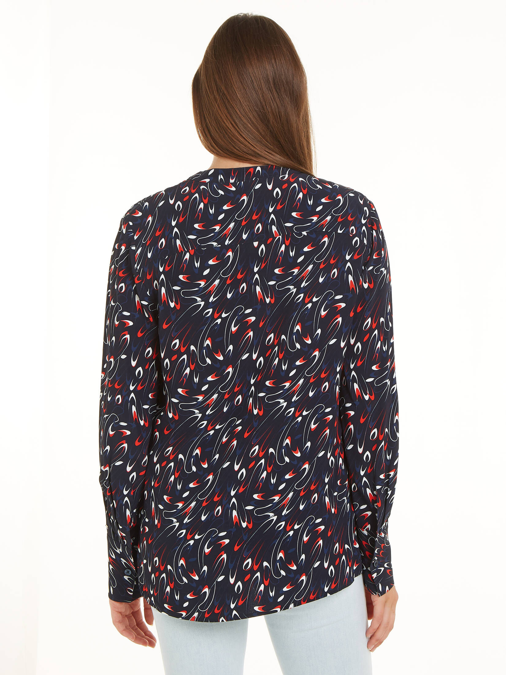 Tommy Hilfiger| Damen Bluse aus Viskose Regular Fit
