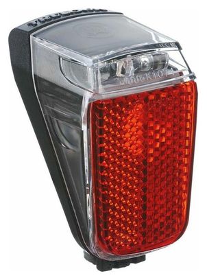 Eclairage arrière led dynamo avec feu de position Trelock duo top ls633