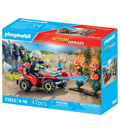 Playmobil Action Heroes - Feuerwehr-Quad - 71825 - 47 Teile
