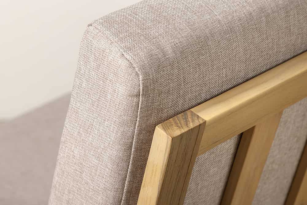 Outdoor Garten-Sitzgruppe BALI 110cm natur beige Akazie Massivholz wetterfest