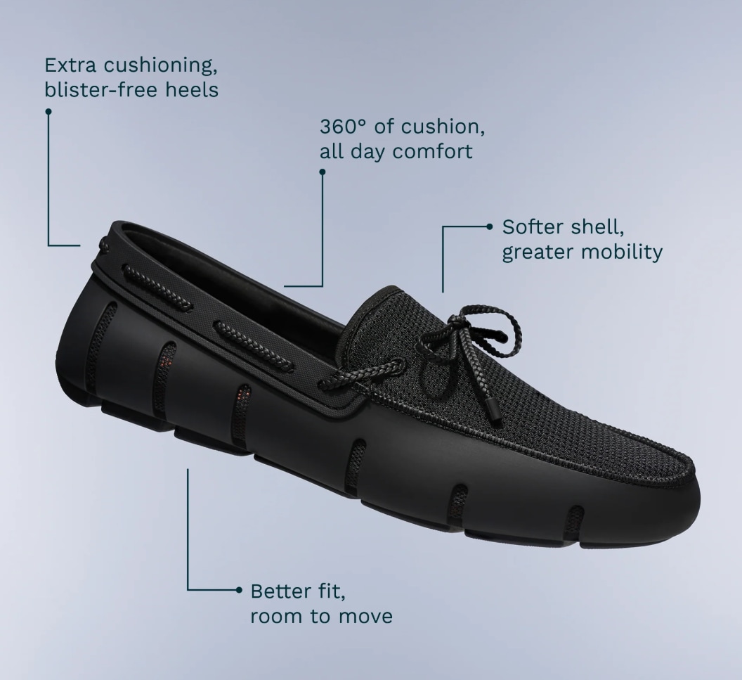 Swims Braided Lace Loafers