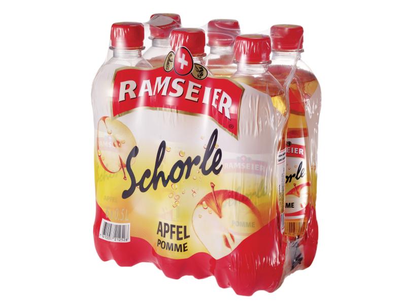 Ramseier Soft-Drinks Schorle 6 x 0.5 l Prickelnde Apfelschorle ohne zugesetzten Zucker