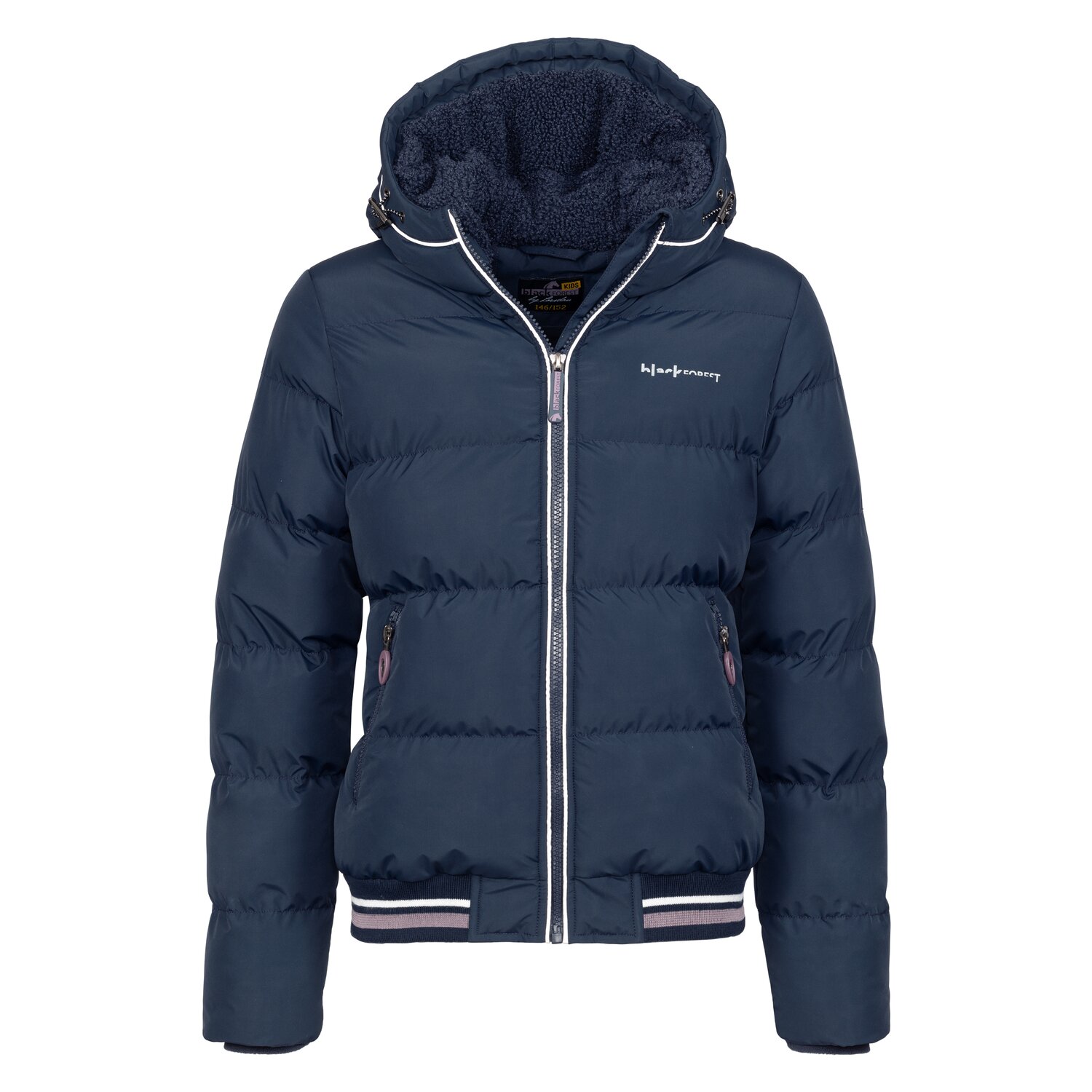 black forest kids Steppjacke mit Reflex  - navy - 98-104