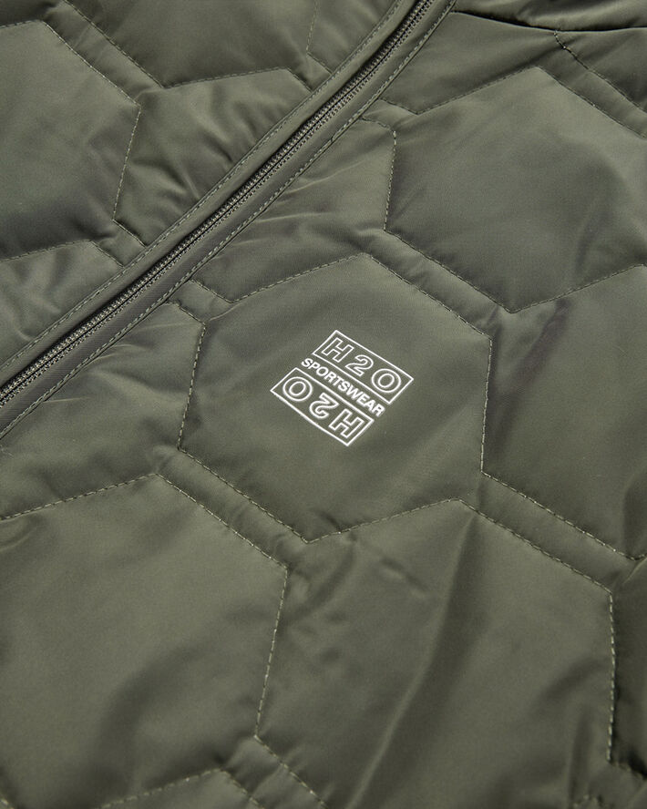 H2O Bågø Quilted jakke Grøn