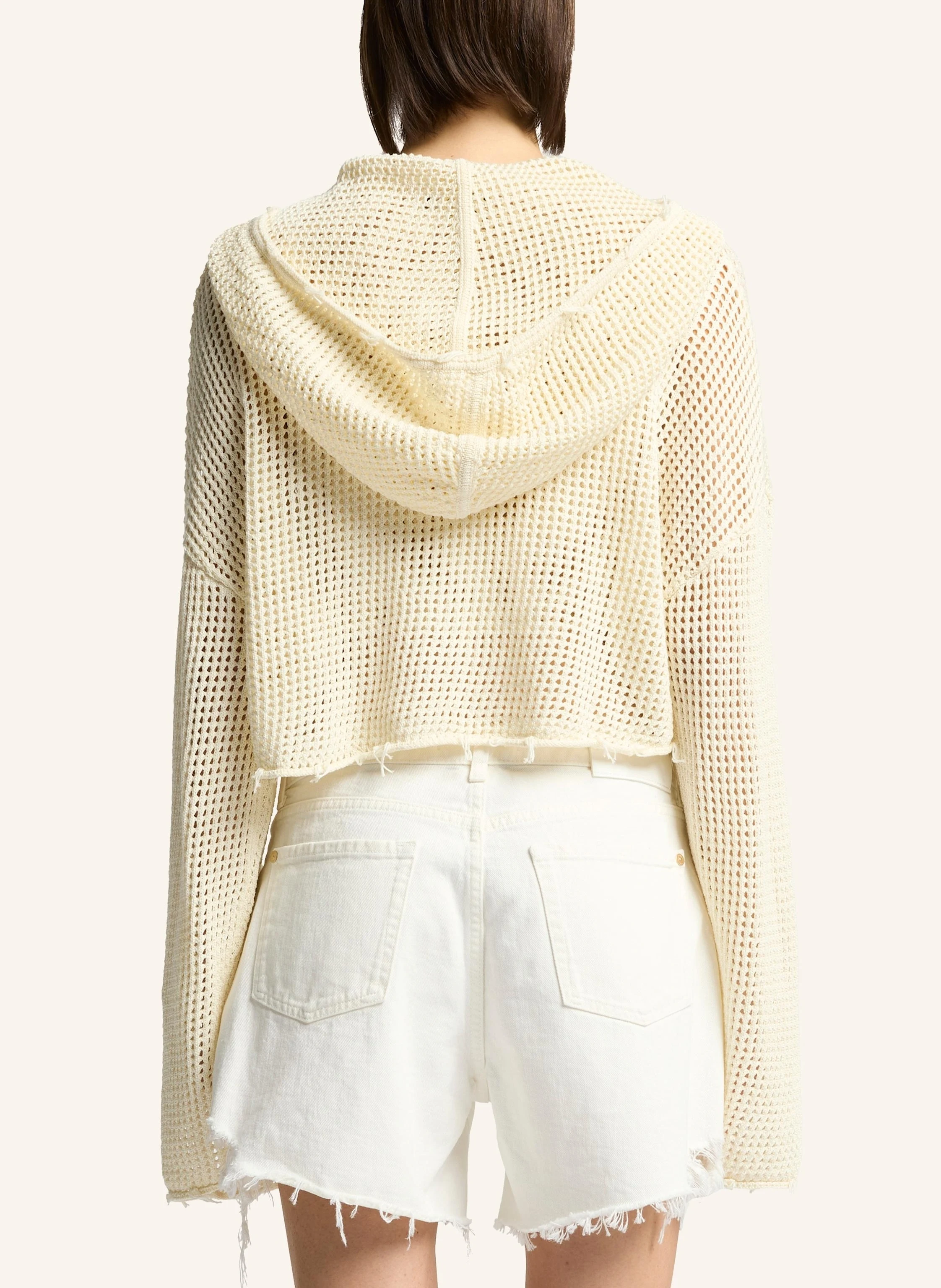 7 for all mankind CROPPED Hoodie