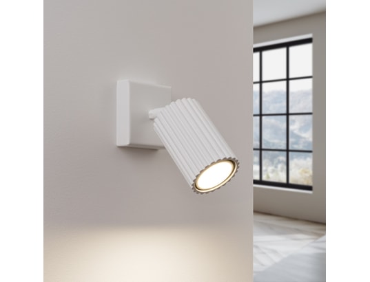 SOLLUX LIGHTING - Applique karbon blanc