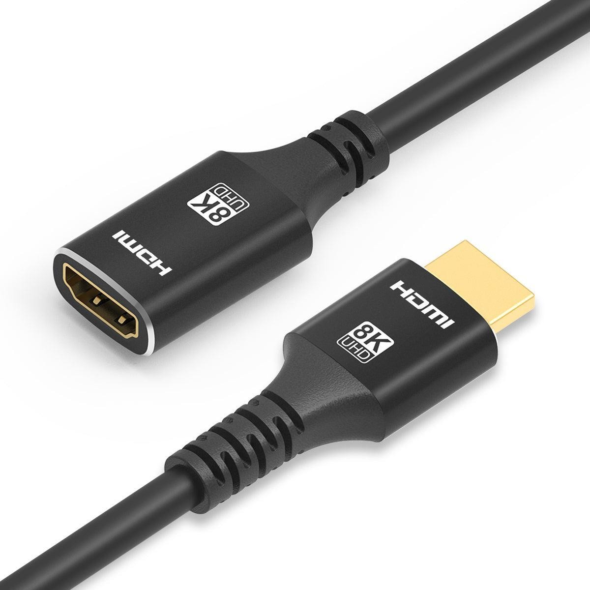 NÖRDIC HDMI skjøtekabel 3m 8K60Hz 4K144 HDMI 2.1 48Gbps Ultra High Speed ​​​​HDMI