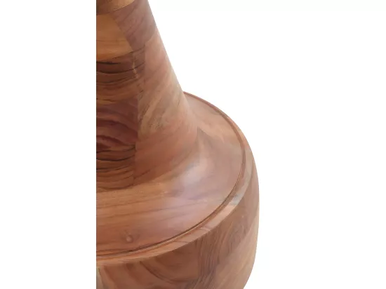 Table d'appoint en bois d'acacia naturel