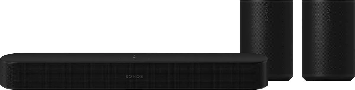 Sonos Beam 4.0 Era 100 Noir (Sonos Beam (Gen 2)   Sonos Era 100 (la paire)) Home-cinéma sans fil