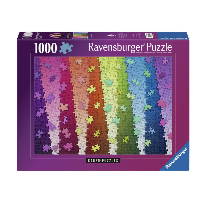 Legpuzzel Karen Puzzles Colour by Colour, 1000st.