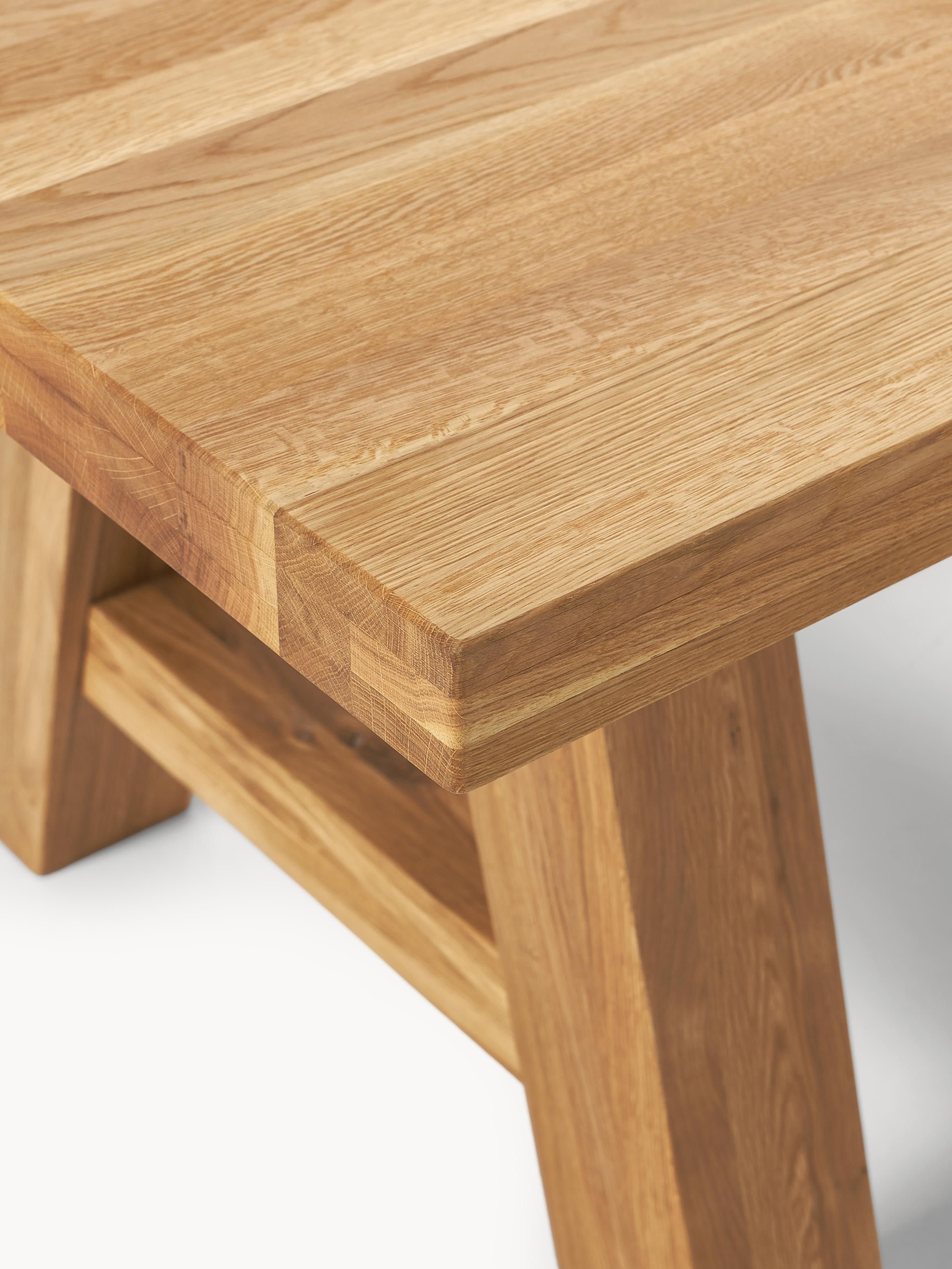 Eettafel Ashton van eikenhout, in verschillende formaten