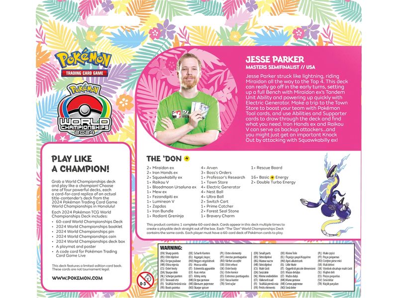 The Pokémon Company World Championship Deck 2024 -EN- Sammelkarten-Set