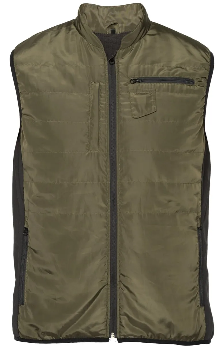 Heat Experience Men's Heated Hunt Vest Olive Green
