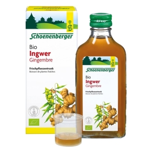 Schoenenberger Ingwer naturreiner Frischpflanzentrunk Bio, 200 ml