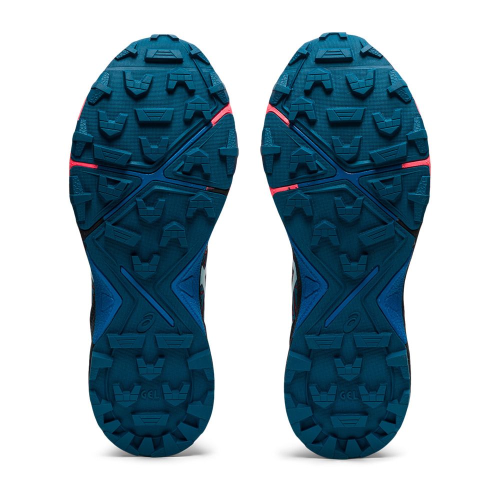 Asics GEL-FUJITRABUCO SKY - Chaussures trail Femme blazing coral/clear blue