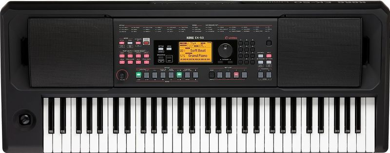 Korg EK-50 L - Keyboard - 61 Velocity Sensitive Keys - Met Luidsprekersysteem
