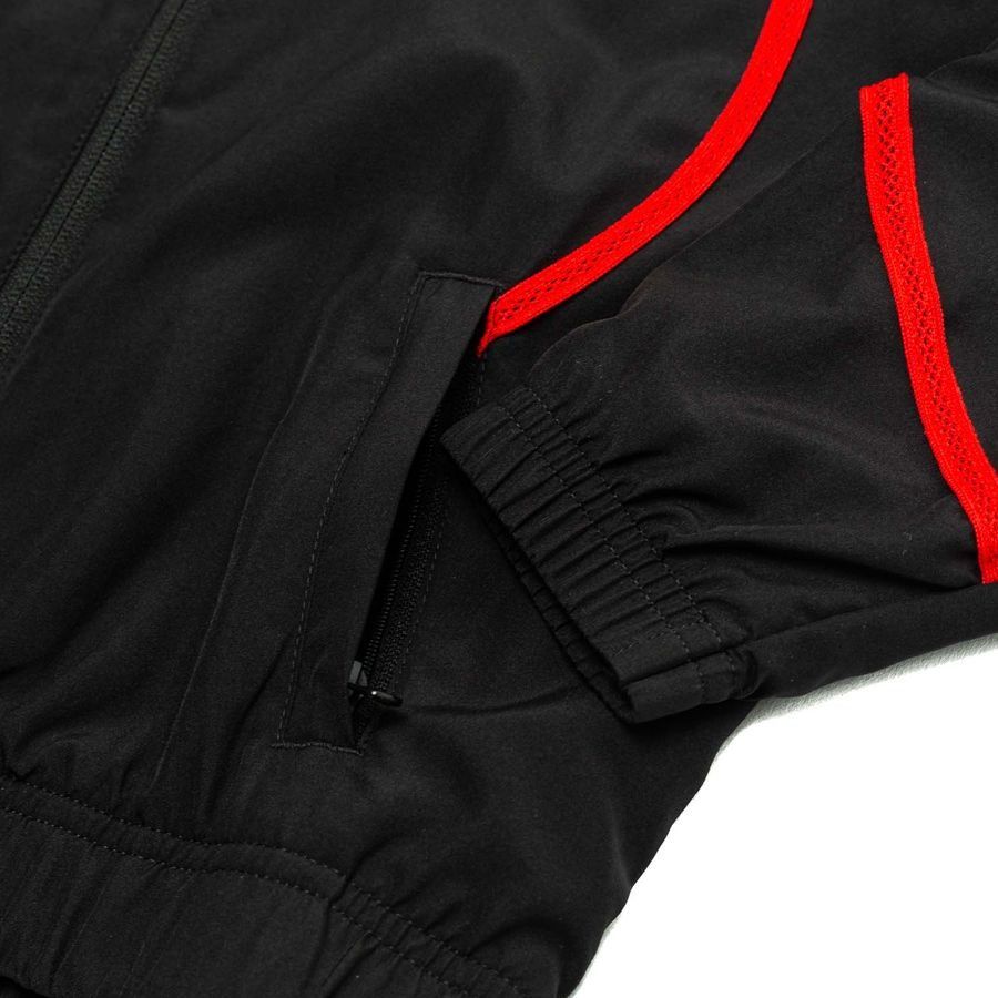 Milan AC Veste Avant-Match Woven Anthem - Noir/For All Time Red Enfant