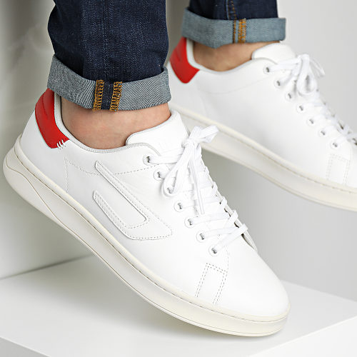 Baskets Athene Low Y02869 White High Risk Red