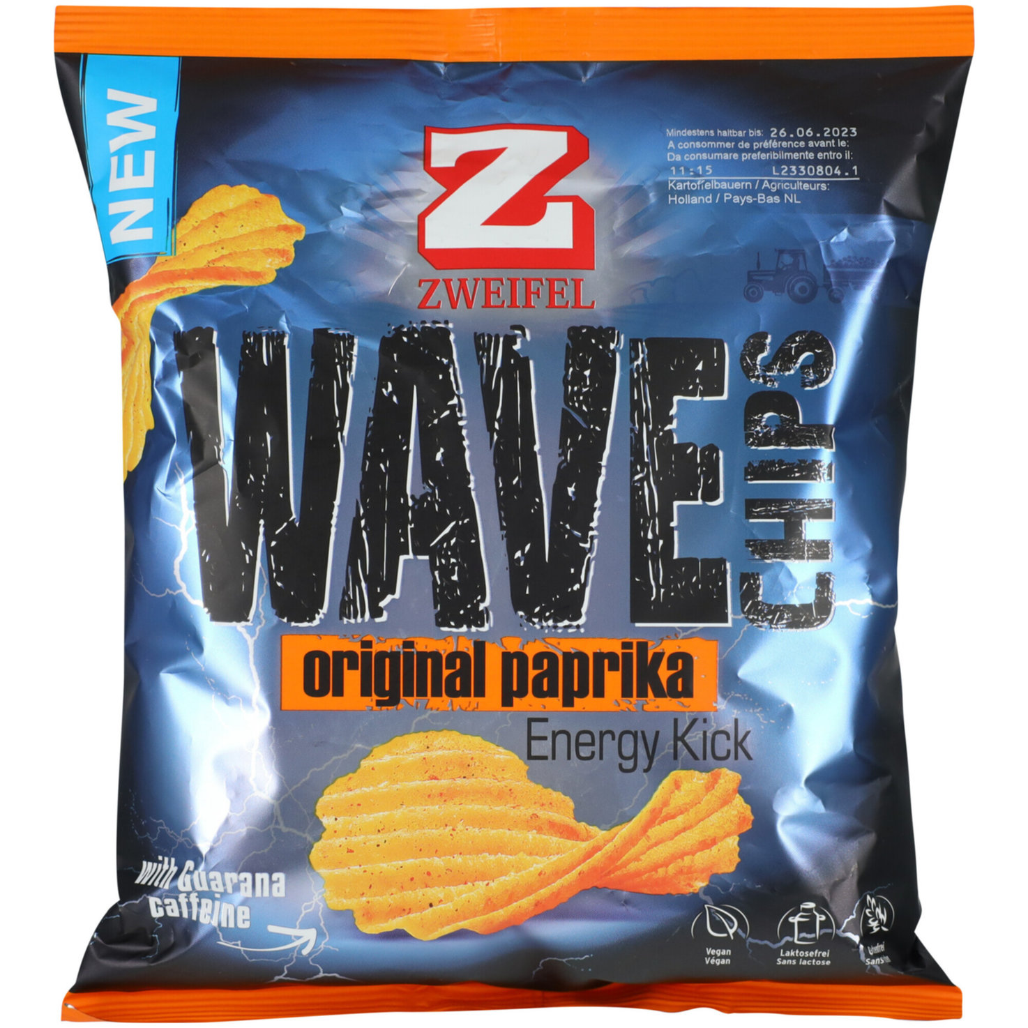 Zweifel Wave Chips Energy Paprika