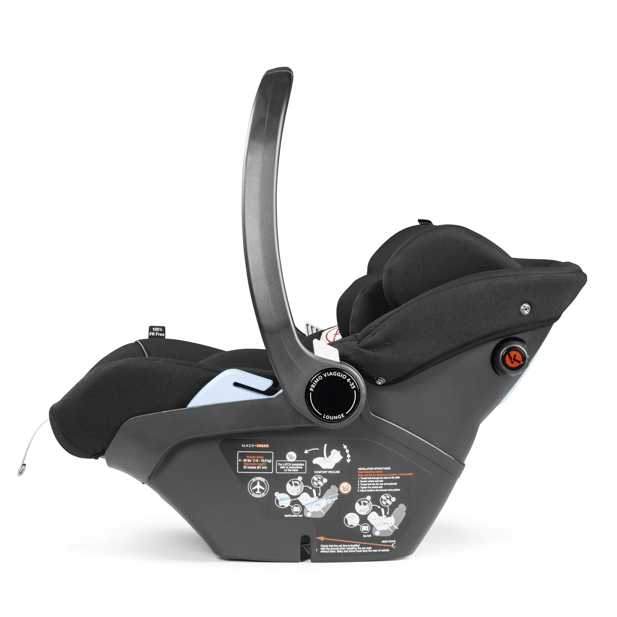 Peg Perego Siège d'Auto Primo Viaggio Lounge 4-35lb - Noir