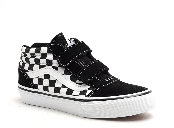Vans boots bottine enfant ward checker s c yt noir